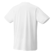 Yonex Training T-shirt Practice Logo YM0046 (100% Polyester) 2024 white Men